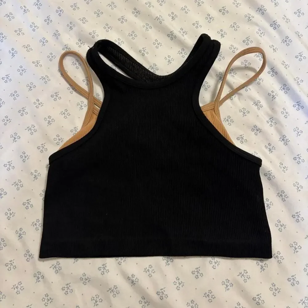 Free people free throw double layer tank